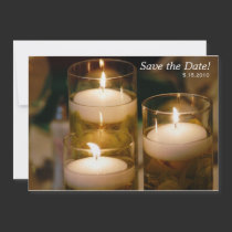 A Reception of Candles Invitation invitations