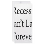 A Recession Can't Last Forever Rack Card