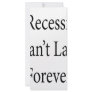 A Recession Can't Last Forever Rack Card