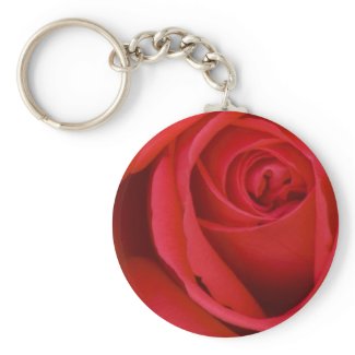 A Red Rose For You keychain
