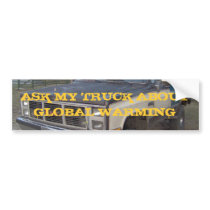 A REDNECK'S VIEW ON GLOBAL WARMING bumper stickers by dieselsub A REDNECK'S VIEW ON GLOBAL WARMING bumper stickers