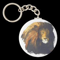 "A Regal Lion" Key Chain keychains
