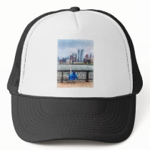 A Relaxing Day For Fishing hats
