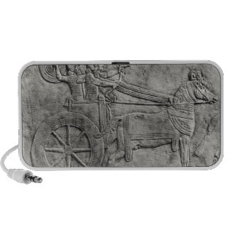 A relief depicting the Assyrian army in battle Travel Speakers