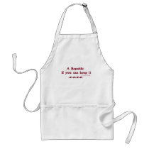 A Republic if you can keep it Apron