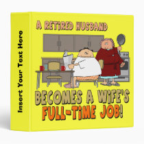 A Retired Husband Avery Binder binders