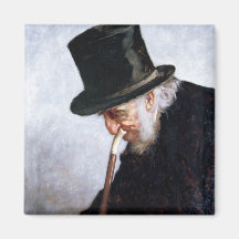 A Retired Sea Captain from Massachusetts, 1879 Fridge Magnet