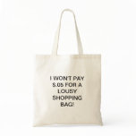 A reusable grocery bag