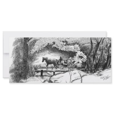 A Ride Through Central Park Book Mark Rack Cards by LizViztes