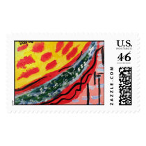 A River Runs Through postage by daysrays A River Runs Through postage
