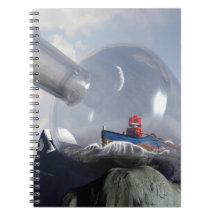 A Robot in a Bottle Notebook