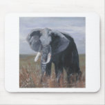 "A Rogue Elephant" Mousepad