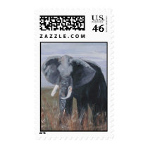 "A Rogue Elephant" Postage Stamp