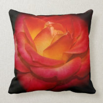 A Rose Aflame pillows