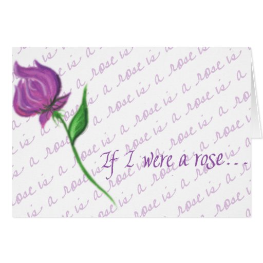 A Rose? Card