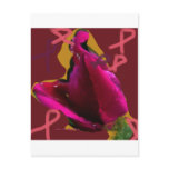 a rose for cansor post card