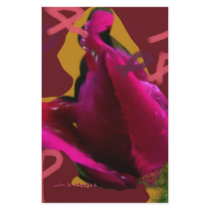 a rose for cansor stationery