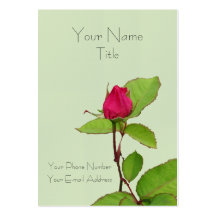 A Rose for You... Business Card Templates