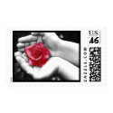 A Rose in the Hand 2 postage by Sky_Blue_Photography A Rose in the Hand 2 postage