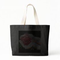 A Rose in the Hand bags by Sky_Blue_Photography A Rose in the Hand bags