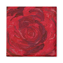 A Rose In Winter Refrigerator Magnet