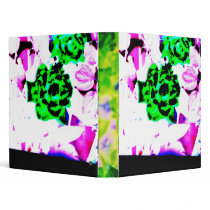 A ROSE OF A DIFFERENT COLOR VINYL BINDERS