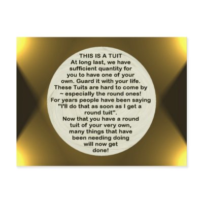 A Round Tuit ~ postcard by Andy2302