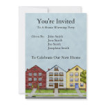 A Row Of Houses Invitation