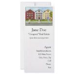 A Row Of Houses Rack Card