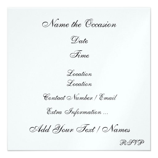 A Royally Elegant Event - SRF Invitation