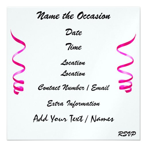 A Royally Rockin' Party - SRF Custom Invitations
