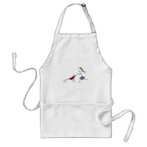A running mommy is a happy mommy aprons