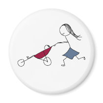 A running mommy is a happy mommy magnets by kapfries A running mommy is a happy mommy magnets