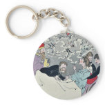 A Russian woman having a nightmare by Kobayashi,Ki Keychains