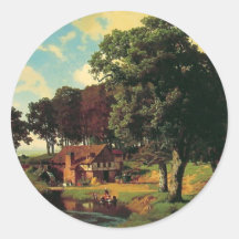 A Rusty Mill by Bierstadt Albert Stickers