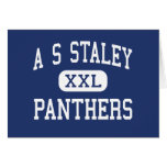 A S Staley Panthers Middle Americus Georgia Cards