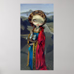 A Safe Harbor ART PRINT gothic angel icon lowbro