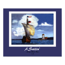 A Sailin' Print