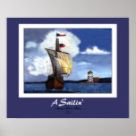 A Sailin' Print