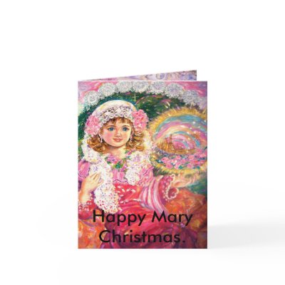 A saint paulia fairy., Happy Mary Christmas. Greeting Cards by 10240025
