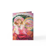 A saint paulia fairy., Merry Christmas. cards