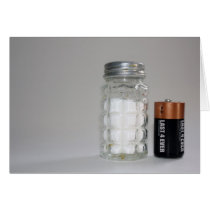 A Salt and Battery Greeting Cards
