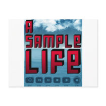 A Sample Life Merch postcards