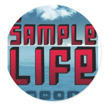 A Sample Life Merch stickers