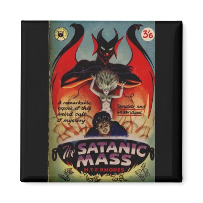A Satanic Mass! Magnets by spyderfyngers
