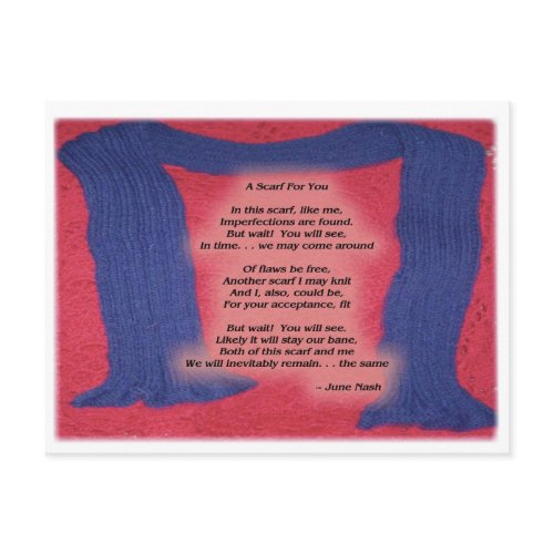 A Scarf For You postcard