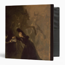 A Scene from 'El Hechizado por Fuerza'  c.1798 3 Ring Binder