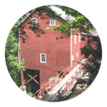 A SCENE OF A GRIST MILL stickers