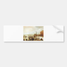A Scene on the Ice near a Town Bumper Sticker