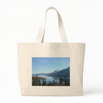 A Scenic View in Skagway, Alaska Canvas Bags